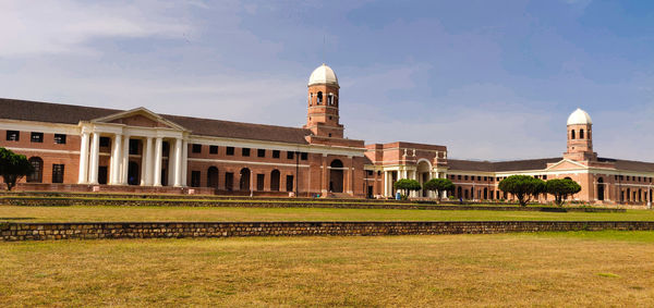 View of historic building against sky