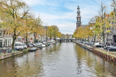 Boats in canal