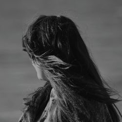 Close-up of young woman