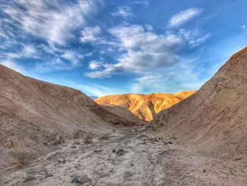 Rock formations in a desert