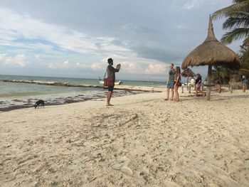 People on beach