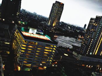 Low angle view of buildings against sky