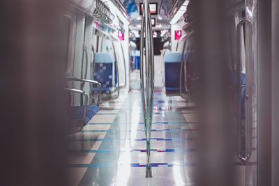 Interior of train