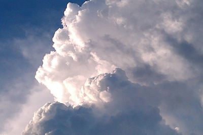 Low angle view of clouds in sky