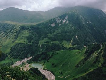 Scenic view of mountains