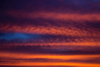 Full frame shot of orange sky