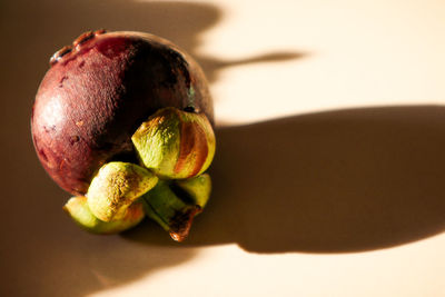 Close-up of fruit on table