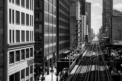 View of buildings in city