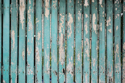 Full frame shot of rusty metal fence
