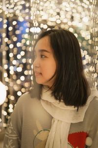 Portrait of young woman