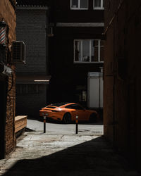 Street amidst buildings in city