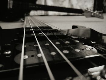 Close-up of guitar