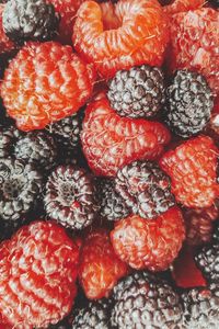 Full frame shot of strawberries