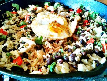 Close-up of food in plate