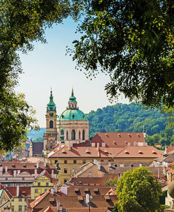 View of buildings in city