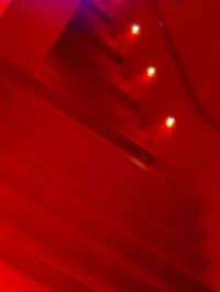 Close-up of red light