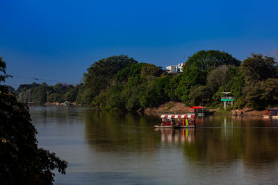 Scenic view of river against sky