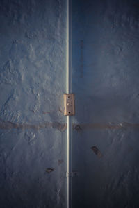 Close-up of door handle