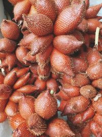 Full frame shot of strawberries