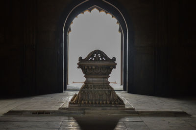 Archway of historic building against sky