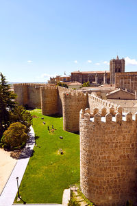 View of old ruin building