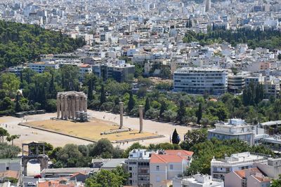 The temple of olympian zeus.