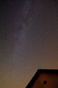 Low angle view of star field at night