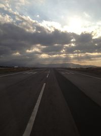 Road at sunset