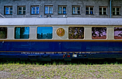 Train at railroad station