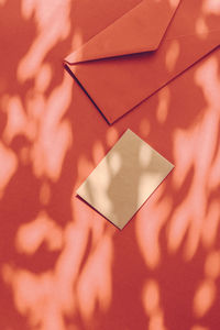 Cropped hand of woman holding paper