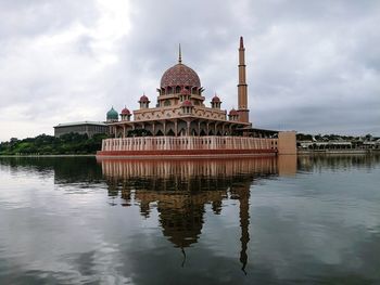 View of cathedral against cloudy sky