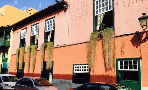 Multi colored residential buildings