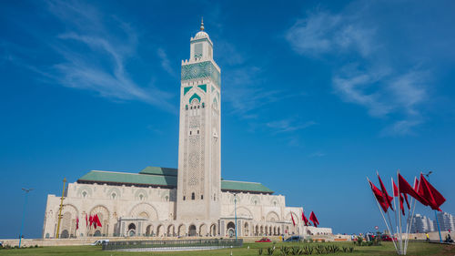 Low angle view of historical building