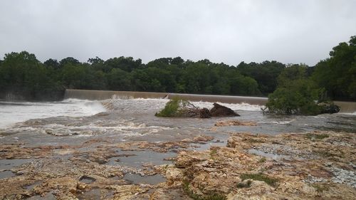 Scenic view of river against sky