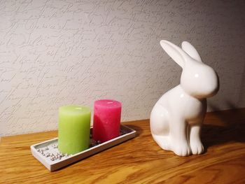 Close-up of spoon on table