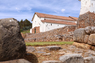 Old ruins against sky