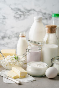 Close-up of food on table
