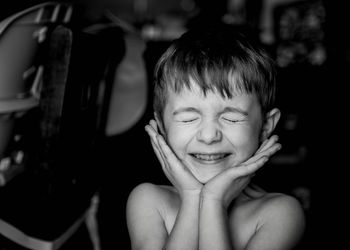 Portrait of smiling boy