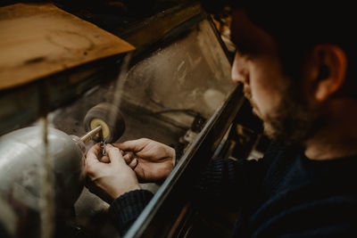 Man working