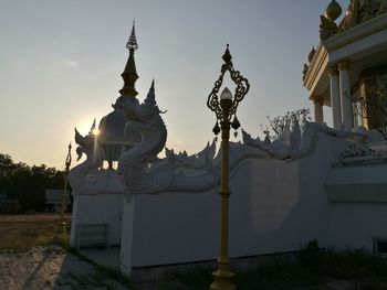 View of temple against sky