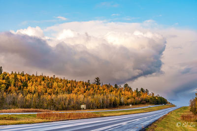 Storm clouds near knife river minnesota