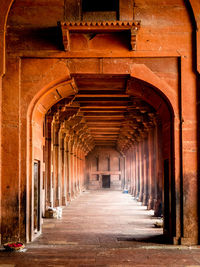 Corridor of historic building