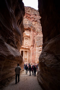 Group of people on rock