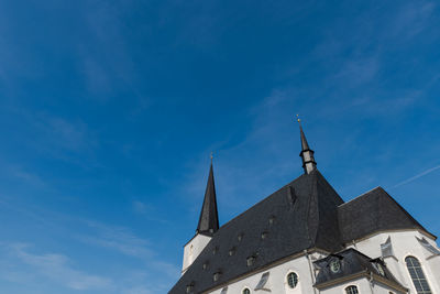 Low angle view of building against sky