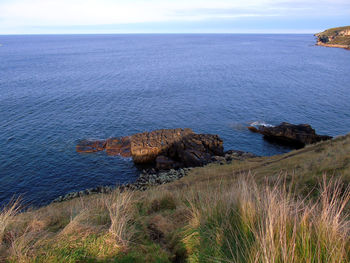 Scenic view of calm sea