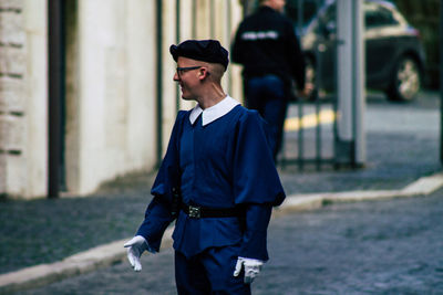 Full length of young man walking outdoors