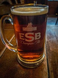 Close-up of tea on table