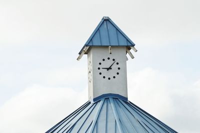 Low angle view of traditional building against sky