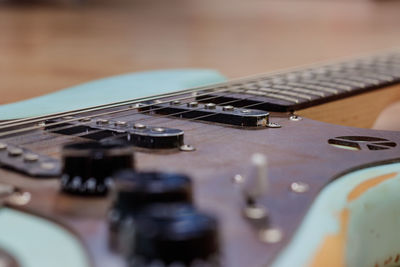 Close-up of guitar