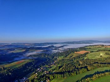 Aerial view of landscape